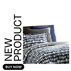 NEW Pottery Barn Teen Abdominal Yeti Navy and White Pattern Flannel Pillowcases